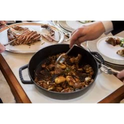 Staub Koekenpan 26 Cm, Zwart -Demeyere Winkel 000013458