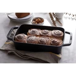 Staub Ovenschaal 30 Cm, Rechthoekig, Zwart -Demeyere Winkel 000018031