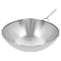 Demeyere Wok Vlakke Bodem 30 Cm 12 Demeyere Wok Vlakke Bodem 30 Cm -Demeyere Winkel 000024237