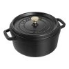 Staub Gietijzeren Braadpan 24 Cm / 3,8 L, Rond, Zwart -Demeyere Winkel 1003195 3