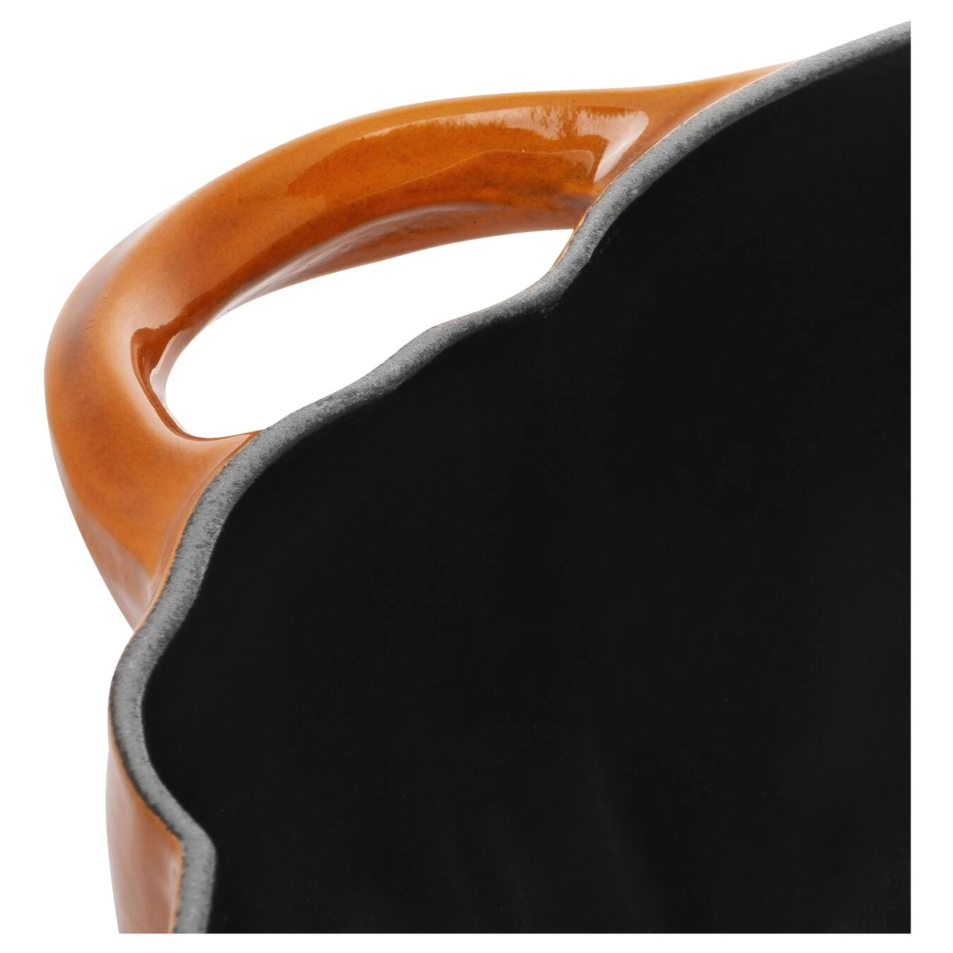 Staub Gietijzeren Braadpan 24 Cm / 3,25 L, Pompoen, Kanneel 5 Staub Gietijzeren Braadpan 24 Cm / 3,25 L, Pompoen, Kanneel - Afbeelding 3