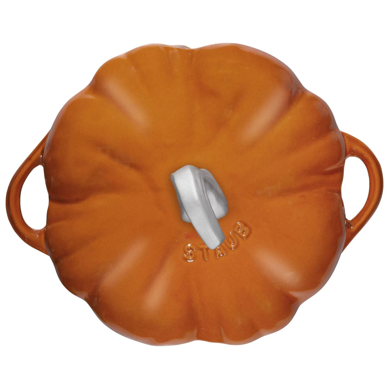 Staub Gietijzeren Braadpan 24 Cm / 3,25 L, Pompoen, Kanneel 4 Staub Gietijzeren Braadpan 24 Cm / 3,25 L, Pompoen, Kanneel - Afbeelding 2