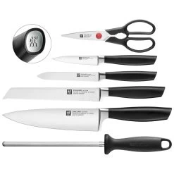 Zwilling Messenblok, 7-delig, Zilver -Demeyere Winkel 33780300 1 silver