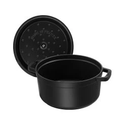 Staub Gietijzeren Braadpan 28 Cm / 6,75 L, Rond, Zwart -Demeyere Winkel 40500 241 0 6 4