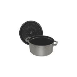 Staub Gietijzeren Braadpan 28 Cm / 6,75 L, Rond, Grafietgrijs -Demeyere Winkel 40509 304 0 5 3