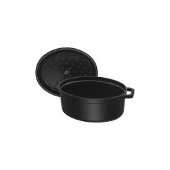 Staub Gietijzeren Braadpan 27 Cm / 3,25 L, Ovaal, Zwart -Demeyere Winkel 40509 315 0 4