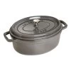 Staub Gietijzeren Braadpan 29 Cm / 4,25 L, Ovaal, Grafietgrijs -Demeyere Winkel 40509 317 0 2