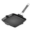 Staub Grillpan Met Schenktuit 24 X 24 Cm, Zwart