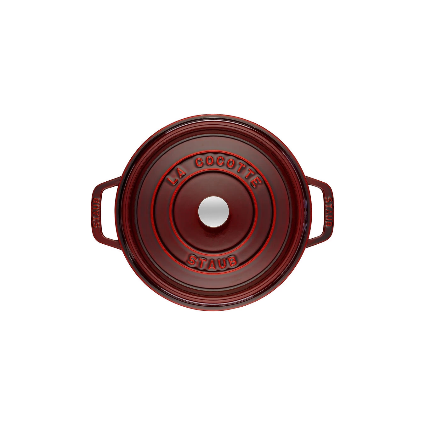Staub Gietijzeren Braadpan 26 Cm / 5,25 L, Rond, Grenadine Rood 5 Staub Gietijzeren Braadpan 26 Cm / 5,25 L, Rond, Grenadine Rood - Afbeelding 3