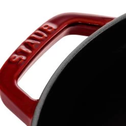 Staub Gietijzeren Braadpan 28 Cm / 6,75 L, Rond, Grenadine Rood -Demeyere Winkel 40509 355 0 3
