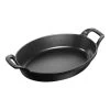 Staub Ovenschaal 24 Cm, Ovaal, Zwart 2 Staub Ovenschaal 24 Cm, Ovaal, Zwart -Demeyere Winkel 40509 393 0 1