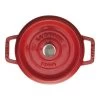 Staub Gietijzeren Braadpan 18 Cm / 1,7 L, Rond, Kersenrood -Demeyere Winkel 40509 814 0 1