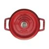 Staub Gietijzeren Braadpan 20 Cm / 2,2 L, Rond, Kersenrood -Demeyere Winkel 40509 820 0 1