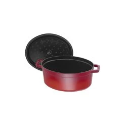 Staub Gietijzeren Braadpan 37 Cm / 8 L, Ovaal, Kersenrood -Demeyere Winkel 40509 830 0 5