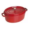 Staub Gietijzeren Braadpan 27 Cm / 3,25 L, Ovaal, Kersenrood 2 Staub Gietijzeren Braadpan 27 Cm / 3,25 L, Ovaal, Kersenrood -Demeyere Winkel 40509 846 1