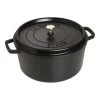Staub Gietijzeren Braadpan 30 Cm / 8,4 L, Rond, Zwart -Demeyere Winkel 40509 863 0 1
