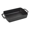 Staub Ovenschaal 30 Cm, Rechthoekig, Zwart