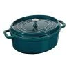 Staub Gietijzeren Braadpan 31 Cm / 5,5 L, Ovaal, La-mer -Demeyere Winkel 40510 598 0 1