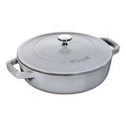 Staub Sauteerpan Chistera 24 Cm / 2,5 L, Grafietgrijs