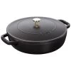 Staub Sauteerpan Chistera 28 Cm / 3,7 L, Zwart -Demeyere Winkel 40511 472 0 1
