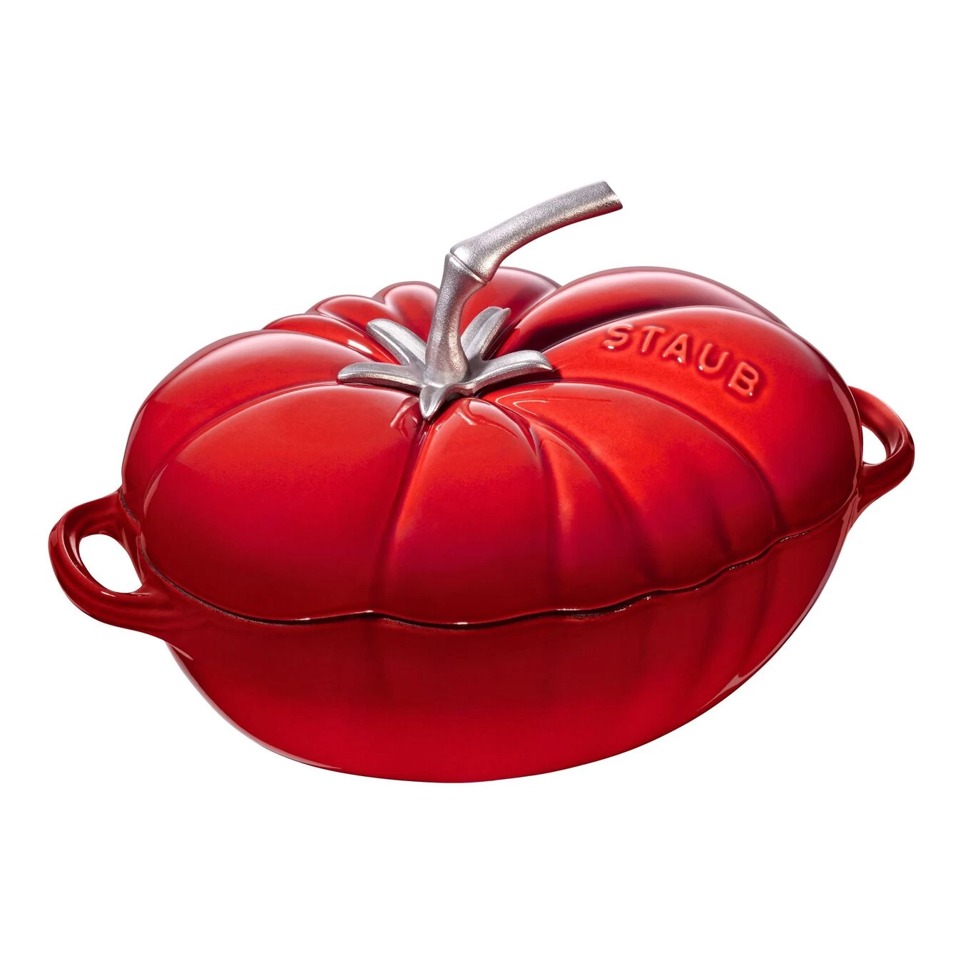 Staub Gietijzeren Braadpan 25 Cm / 3 L, Tomaat, Kersenrood 3 Staub Gietijzeren Braadpan 25 Cm / 3 L, Tomaat, Kersenrood