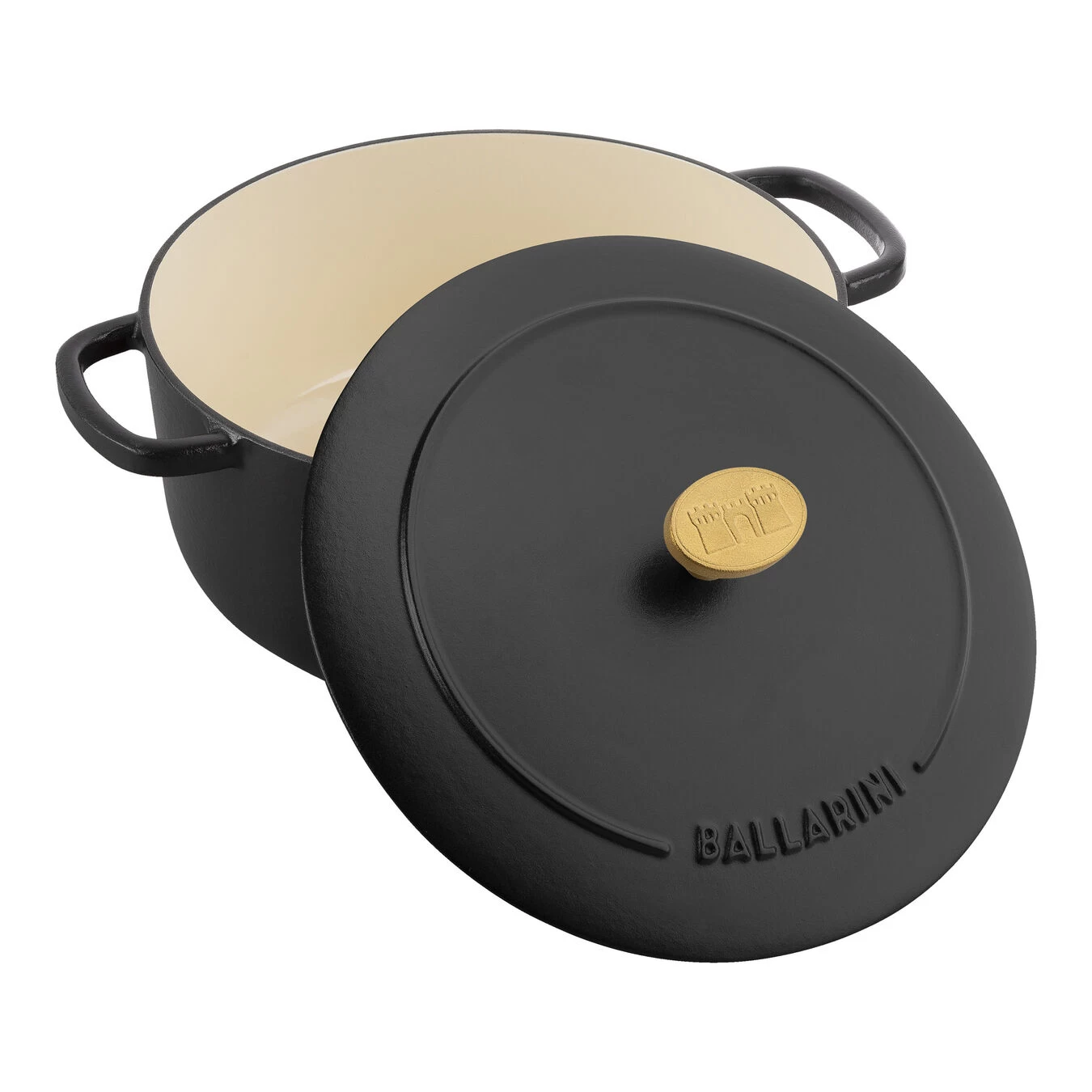 Ballarini Gietijzeren Braadpan 20 Cm / 2,5 L, Rond, Zwart 5 Ballarini Gietijzeren Braadpan 20 Cm / 2,5 L, Rond, Zwart - Afbeelding 3