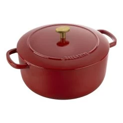 Ballarini Gietijzeren Braadpan 24 Cm / 4 L, Rond, Rood