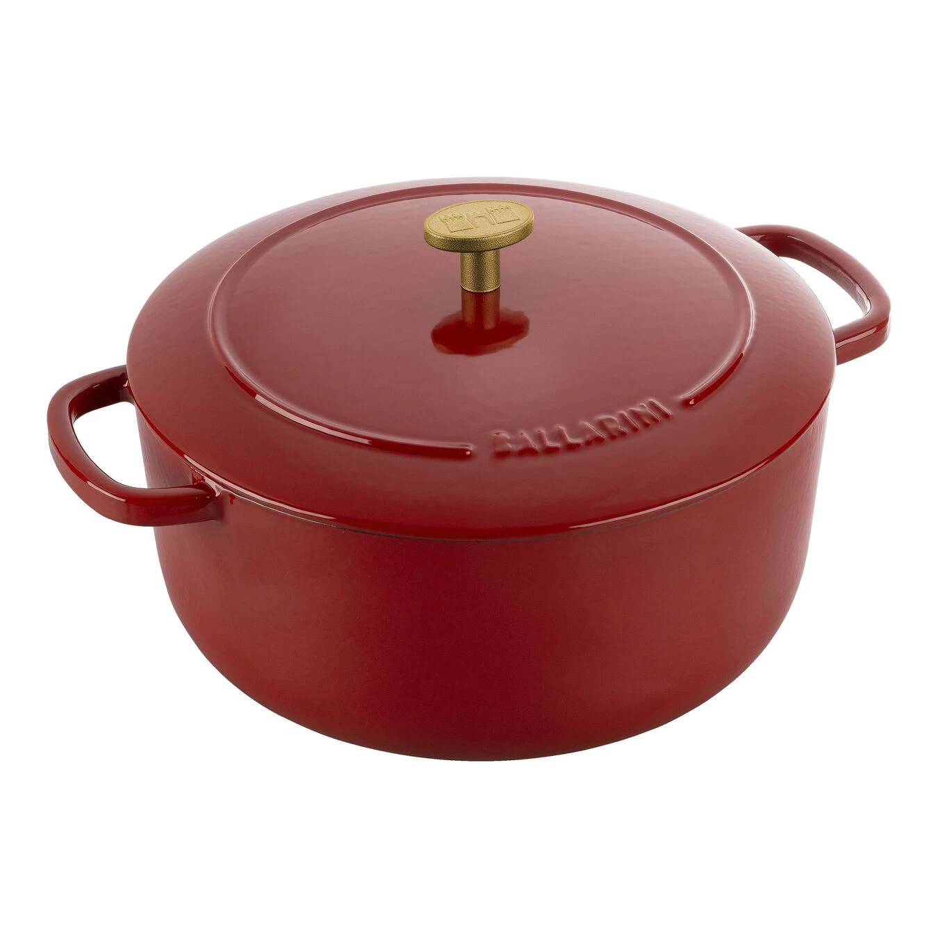 Ballarini Gietijzeren Braadpan 24 Cm / 4 L, Rond, Rood 2 Ballarini Gietijzeren Braadpan 24 Cm / 4 L, Rond, Rood