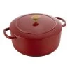 Ballarini Gietijzeren Braadpan 26 Cm / 5,5 L, Rond, Rood -Demeyere Winkel 75003 563 0 000001177