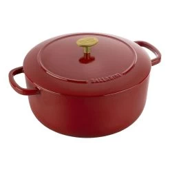 Ballarini Gietijzeren Braadpan 26 Cm / 5,5 L, Rond, Rood