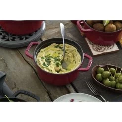 Staub Gietijzeren Braadpan 20 Cm / 2,2 L, Rond, Kersenrood -Demeyere Winkel 750036231