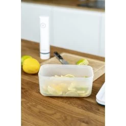 Zwilling Vacuümdoos M, Kunststof, Semitransparan-La-Mer Blauw 13 Zwilling Vacuümdoos M, Kunststof, Semitransparan-La-Mer Blauw -Demeyere Winkel 750052052