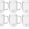 Zwilling DUBBELWANDIG ESPRESSOGLAZEN SET, 6-DELIG 2 Zwilling DUBBELWANDIG ESPRESSOGLAZEN SET, 6-DELIG -Demeyere Winkel set zw sorrento espresso glazen met oor 39500 111 0 4Set